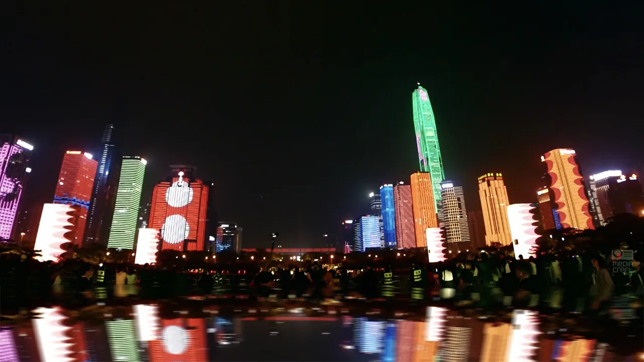 Image of Largest Projection Mapping Spectacle on Earth by Makaruk
